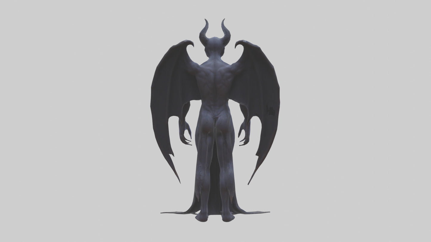 Demon of Night model VR / AR / low-poly