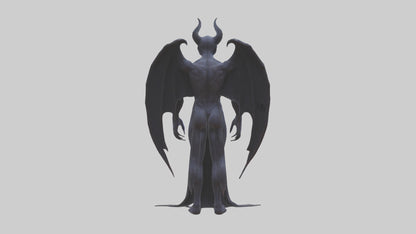 Demon of Night model VR / AR / low-poly