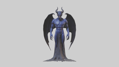 Demon of Night model VR / AR / low-poly