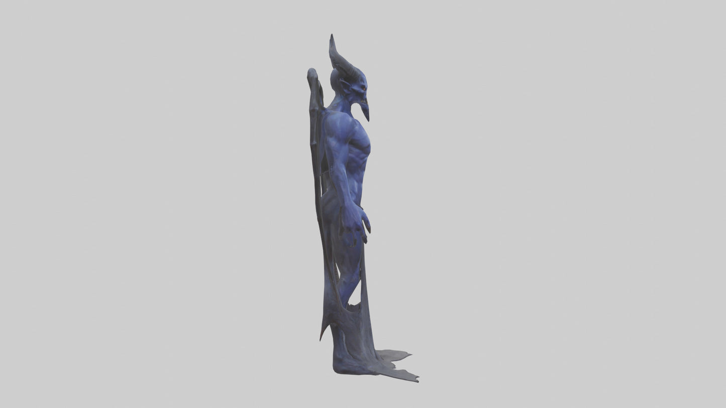 Demon of Night model VR / AR / low-poly