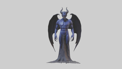 Demon of Night model VR / AR / low-poly