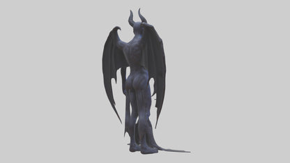 Demon of Night model VR / AR / low-poly