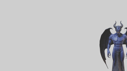 Demon of Night model VR / AR / low-poly