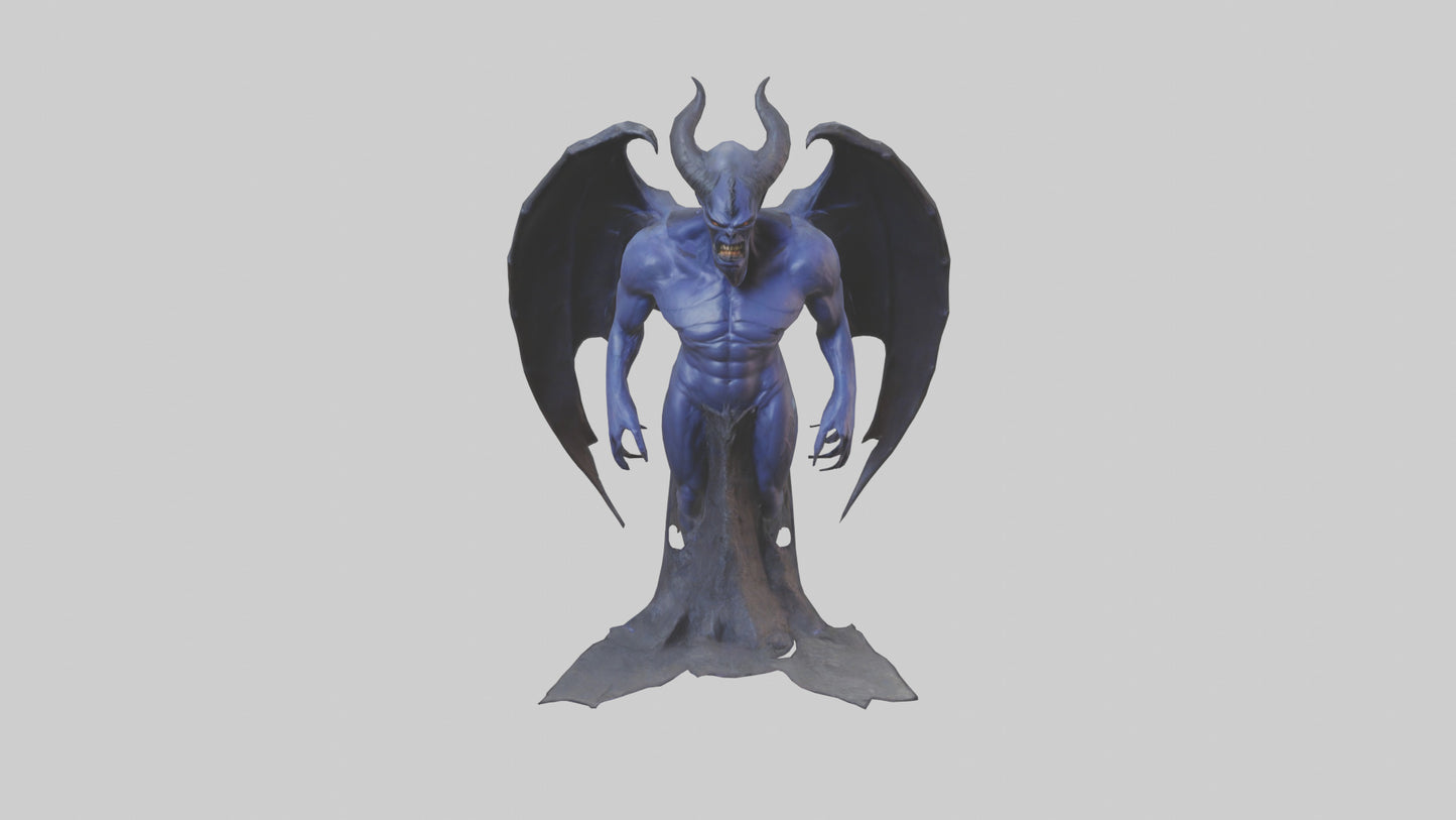 Demon of Night model VR / AR / low-poly