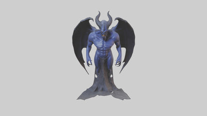 Demon of Night model VR / AR / low-poly