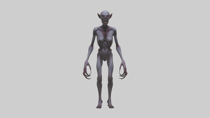 3D model Demon possessed model VR / AR / low-poly