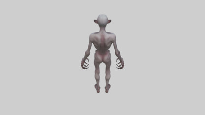3D model Demon possessed model VR / AR / low-poly