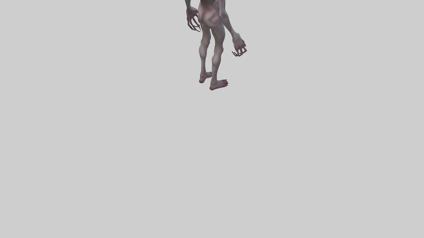 3D model Demon possessed model VR / AR / low-poly