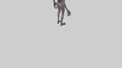 3D model Demon possessed model VR / AR / low-poly