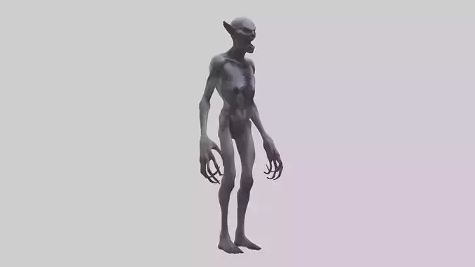 3D model Demon possessed model VR / AR / low-poly