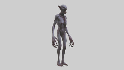 3D model Demon possessed model VR / AR / low-poly
