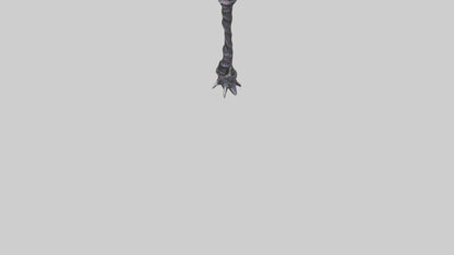 3D model Demon Staff model VR / AR / low-poly