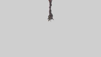 3D model Demon Staff model VR / AR / low-poly
