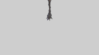 3D model Demon Staff model VR / AR / low-poly
