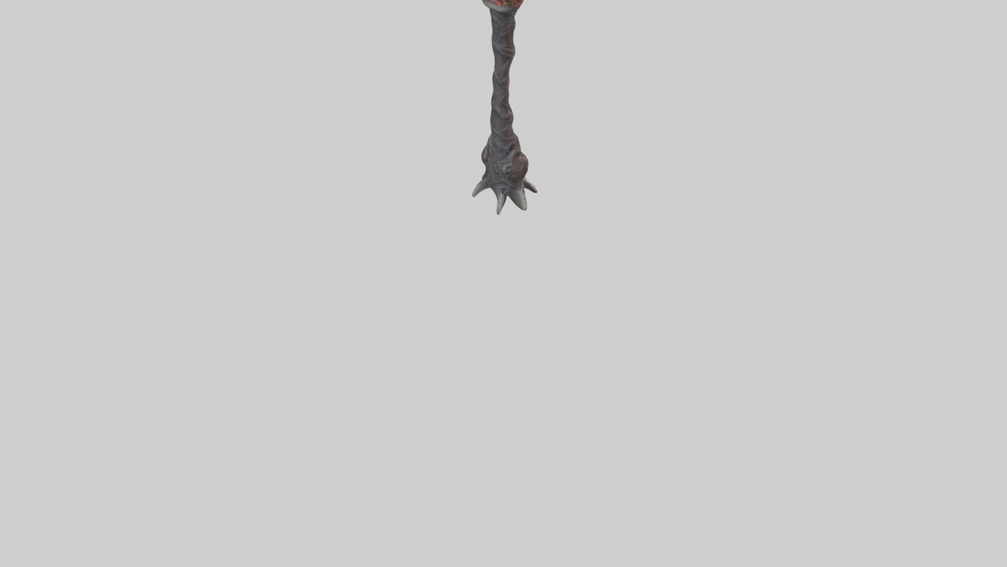 3D model Demon Staff model VR / AR / low-poly