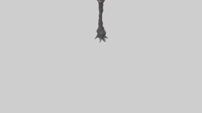 3D model Demon Staff model VR / AR / low-poly
