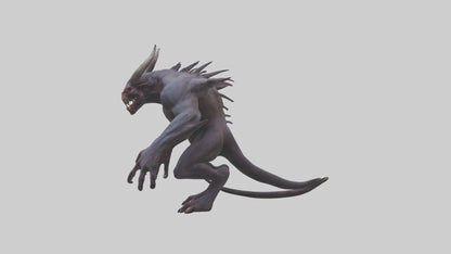 Demonic beast model 3D model