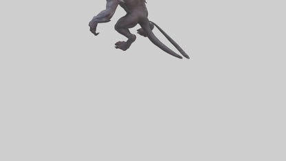 Demonic beast model 3D model