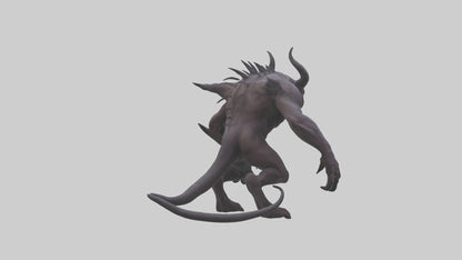 Demonic beast model 3D model