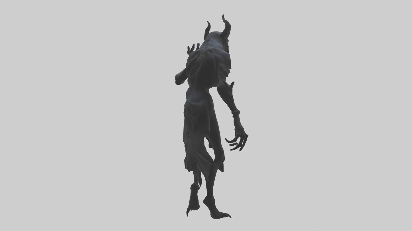 3D model Demonic Shadow model VR / AR / low-poly