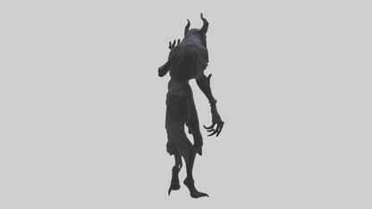 3D model Demonic Shadow model VR / AR / low-poly