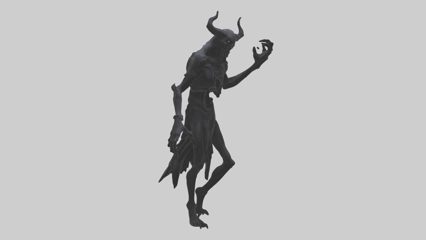 3D model Demonic Shadow model VR / AR / low-poly