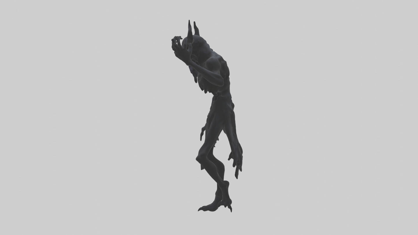 3D model Demonic Shadow model VR / AR / low-poly