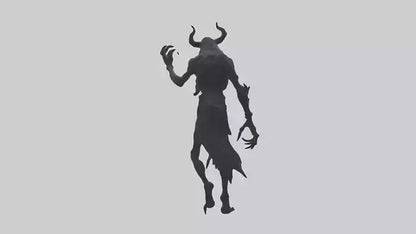 3D model Demonic Shadow model VR / AR / low-poly