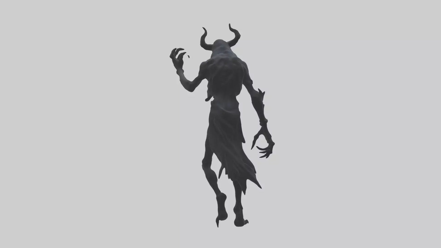 3D model Demonic Shadow model VR / AR / low-poly