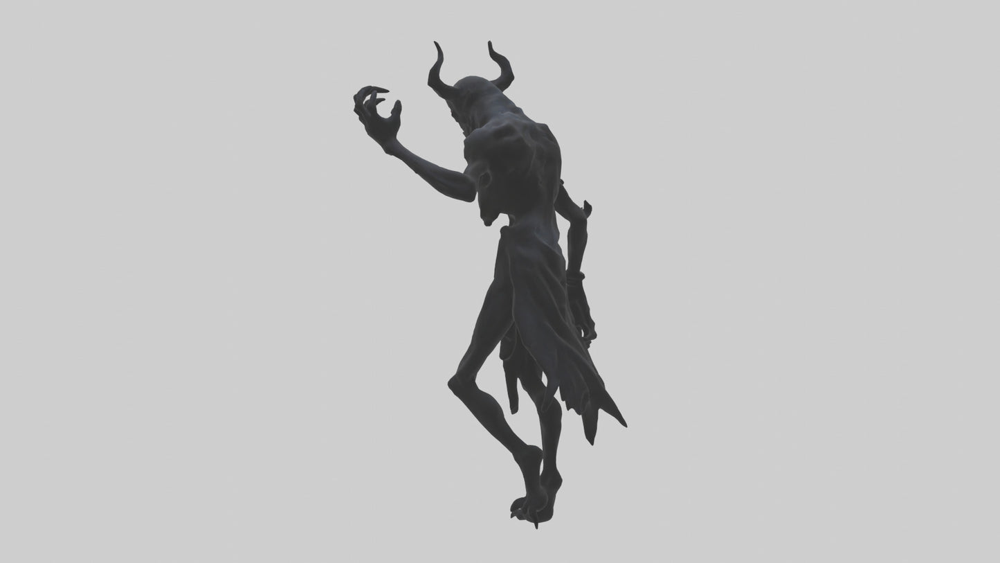3D model Demonic Shadow model VR / AR / low-poly
