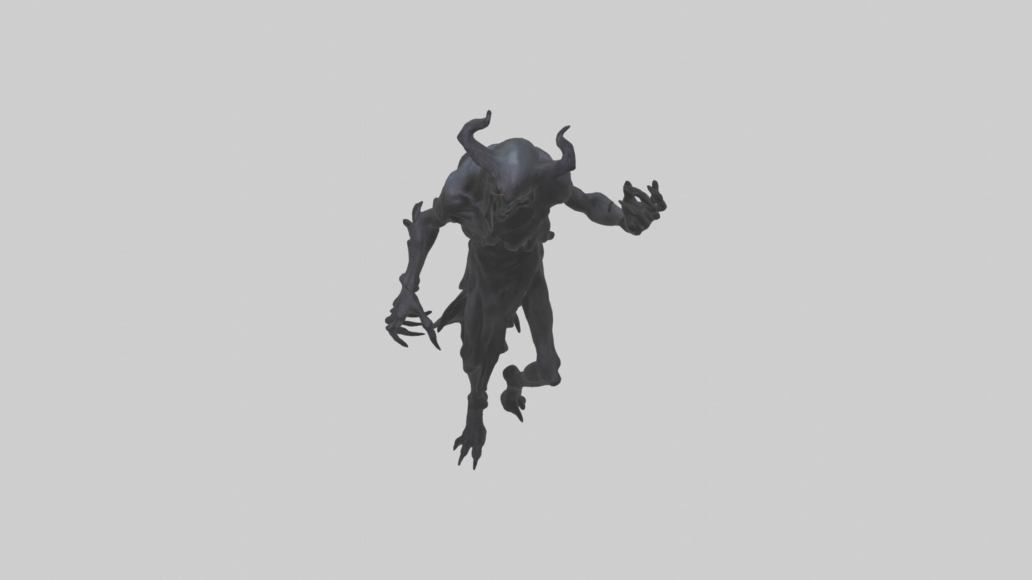 3D model Demonic Shadow model VR / AR / low-poly
