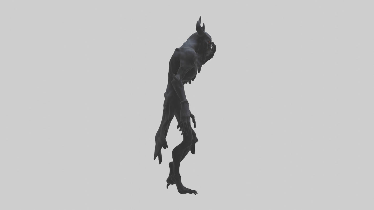 3D model Demonic Shadow model VR / AR / low-poly