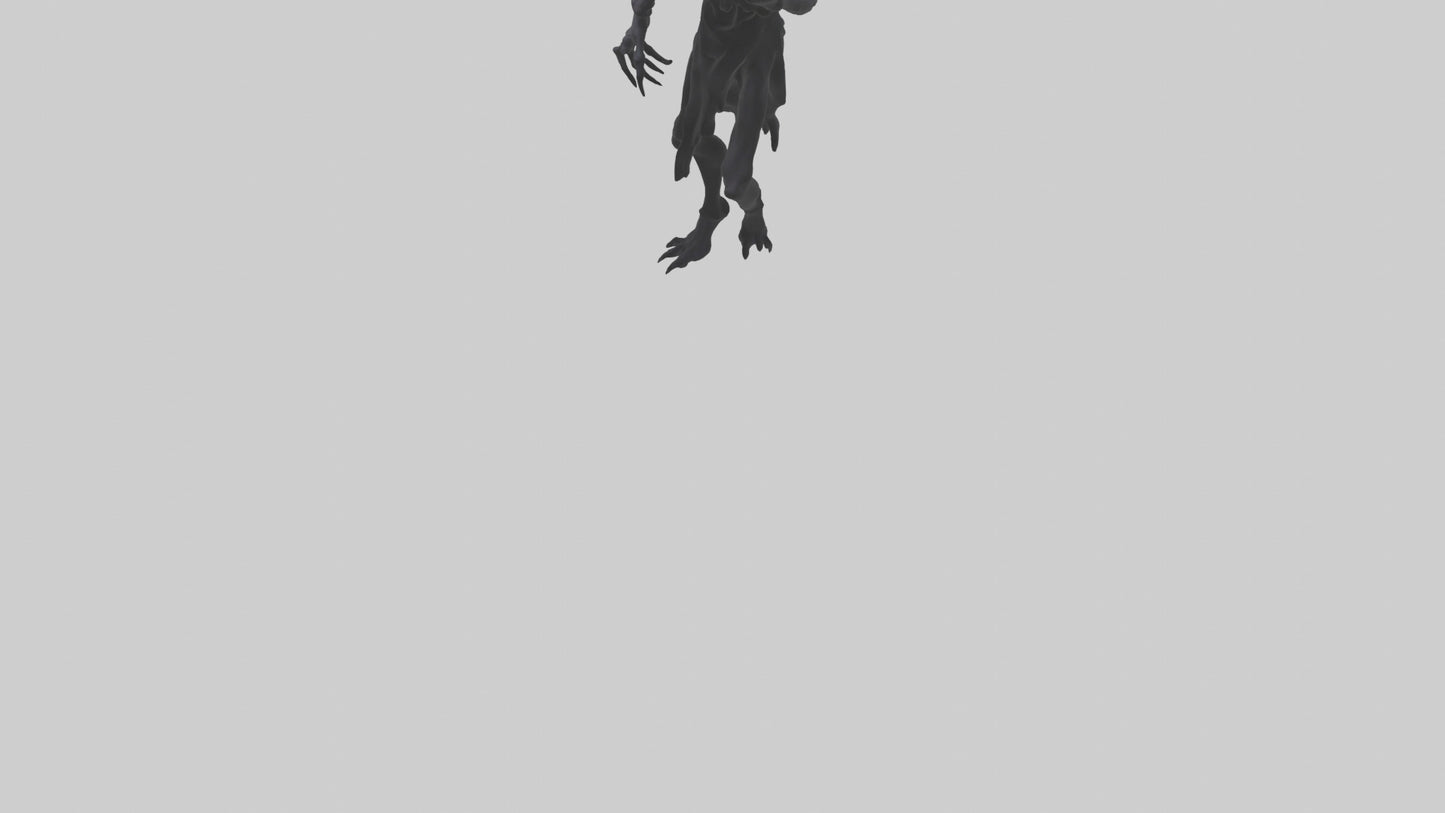 3D model Demonic Shadow model VR / AR / low-poly