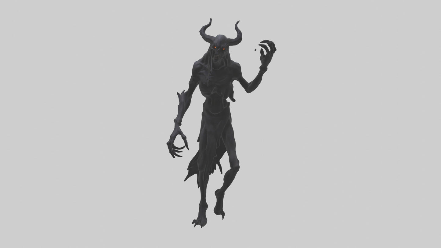 3D model Demonic Shadow model VR / AR / low-poly