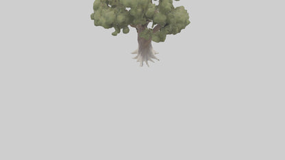 3D model Desert Willow tree model VR / AR / low-poly
