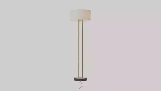 3D model Designer floor lamp model VR / AR / low-poly