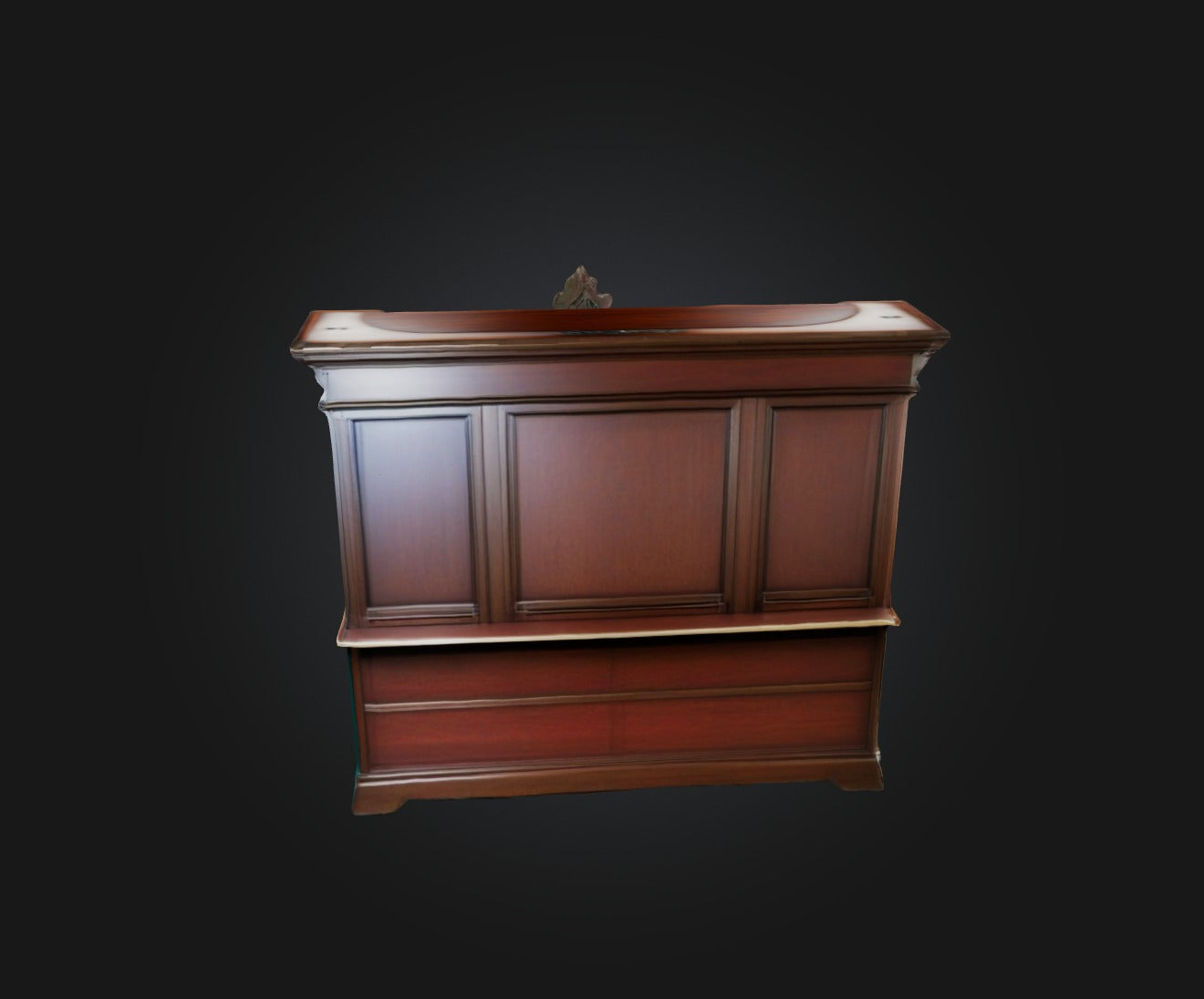 3D model Desk and Chair VR / AR / low-poly