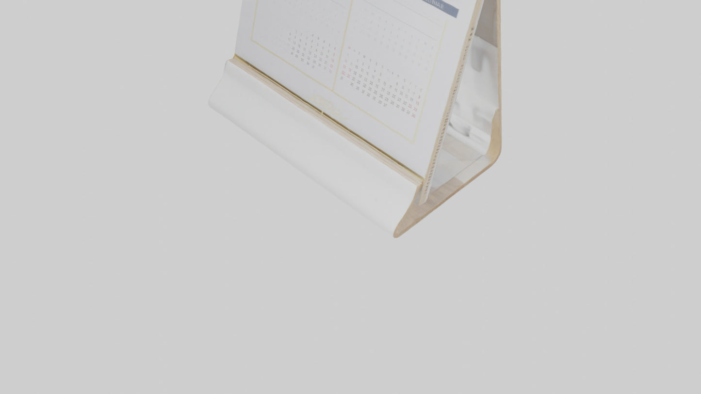 3D model Desk Calendar model VR / AR / low-poly