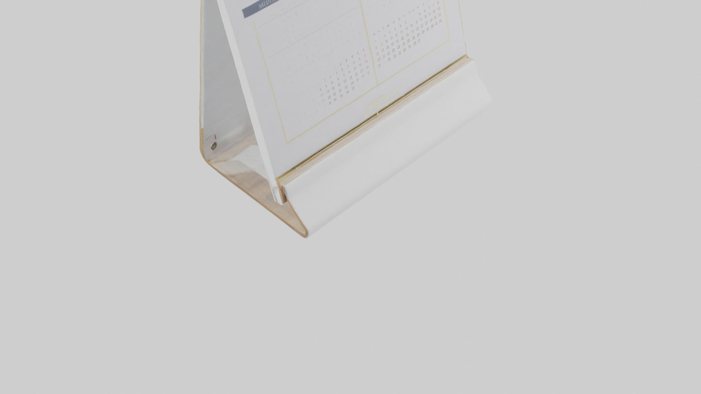 3D model Desk Calendar model VR / AR / low-poly