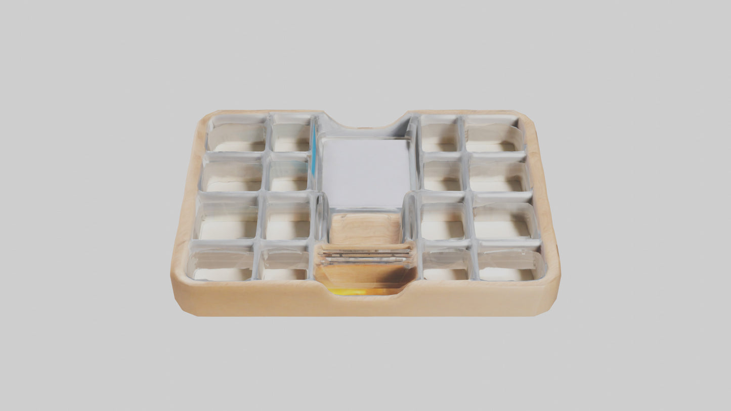 Desk Organizer Tray model VR / AR / low-poly