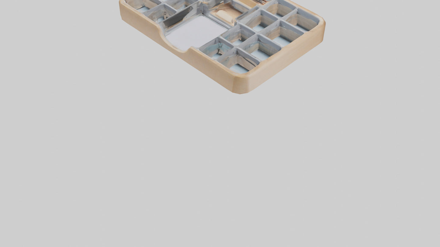 Desk Organizer Tray model VR / AR / low-poly