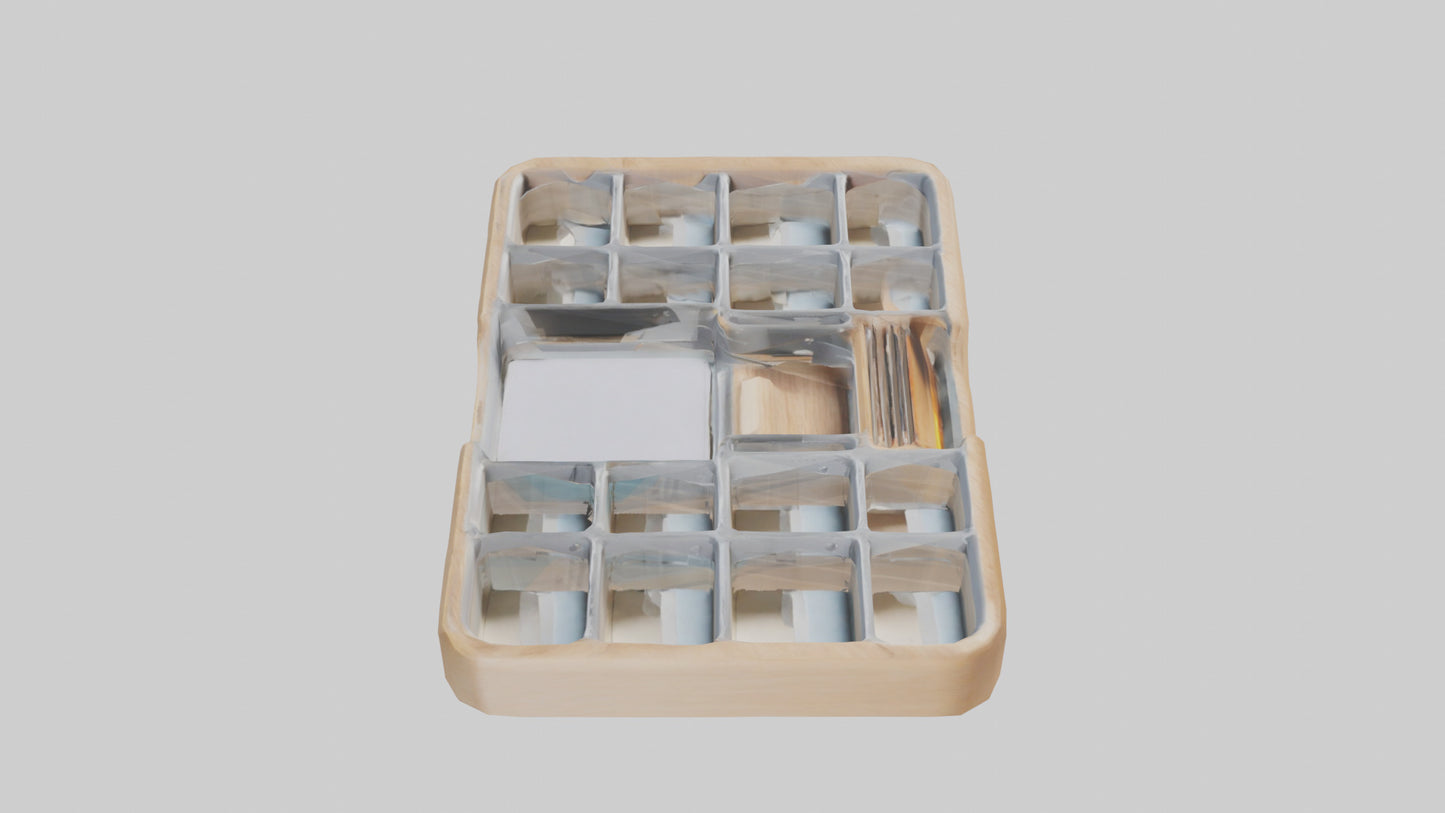 Desk Organizer Tray model VR / AR / low-poly