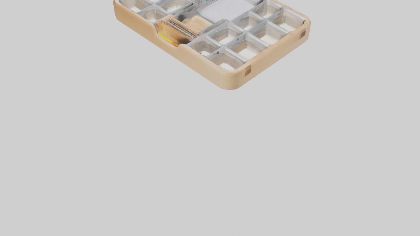 Desk Organizer Tray model VR / AR / low-poly