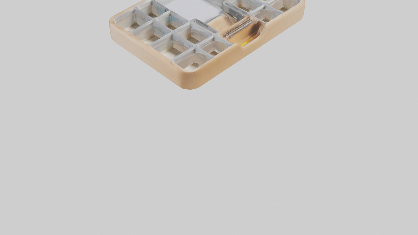 Desk Organizer Tray model VR / AR / low-poly