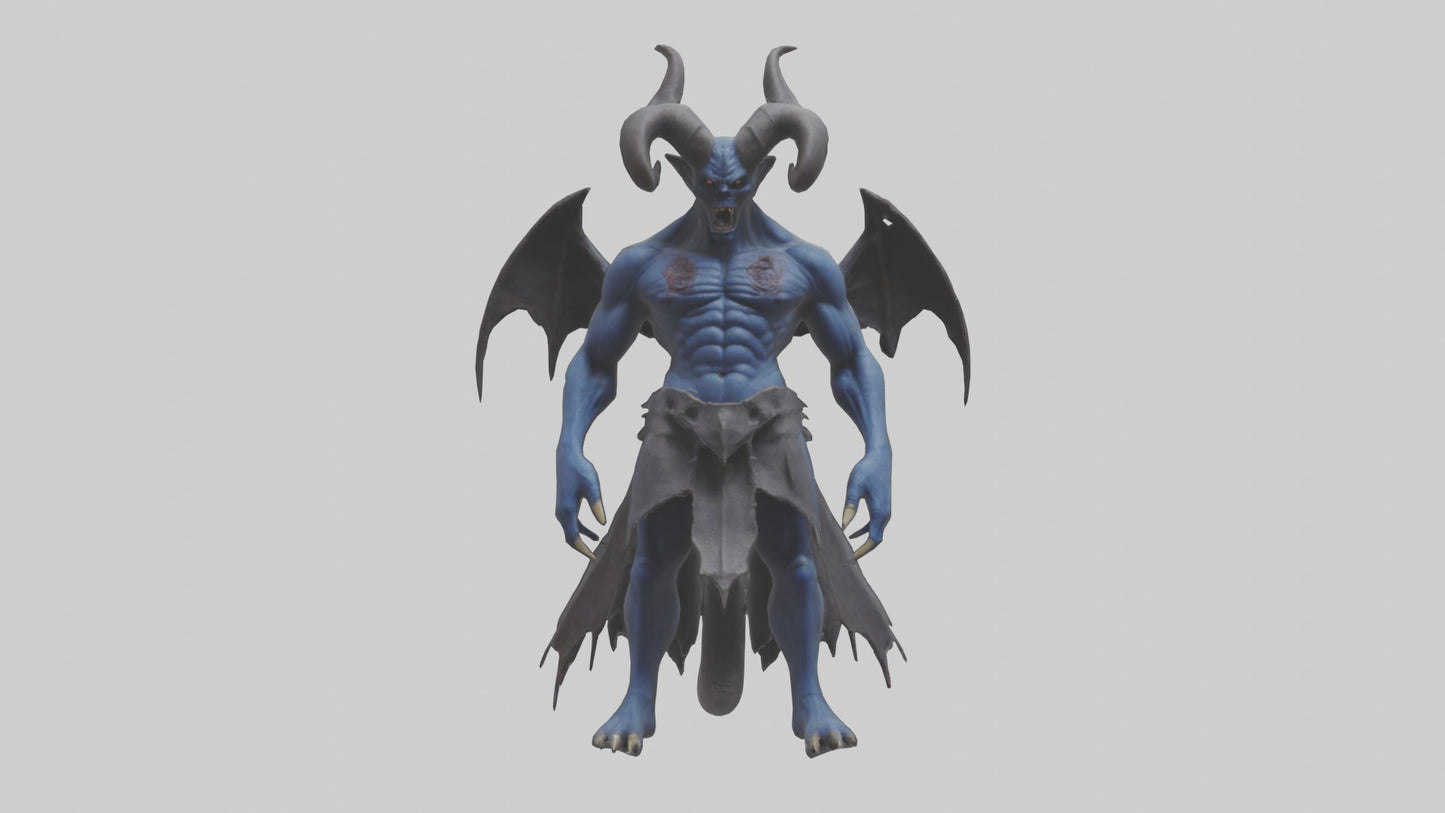 3D model Destroyer Demon model VR / AR / low-poly