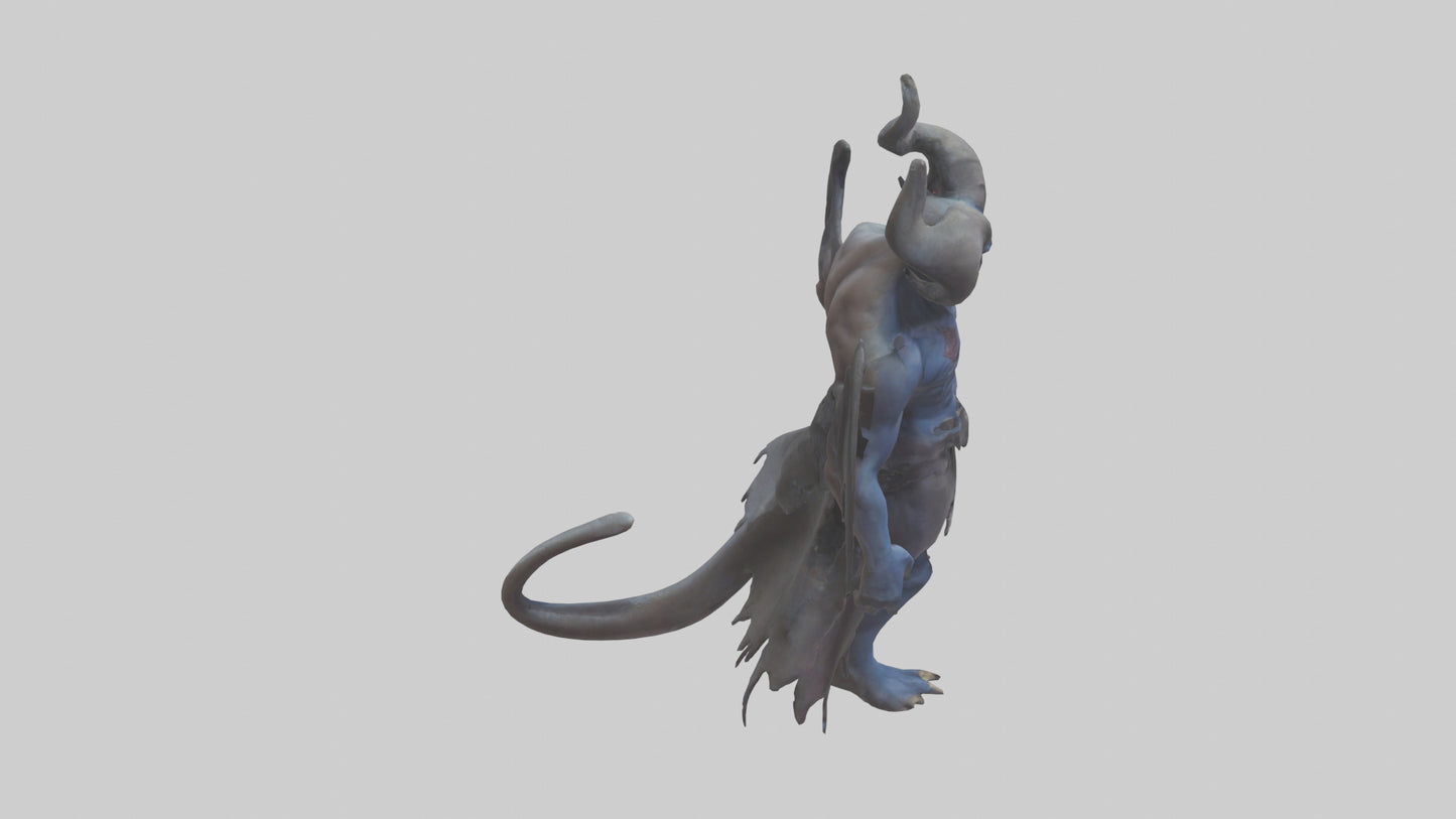 3D model Destroyer Demon model VR / AR / low-poly