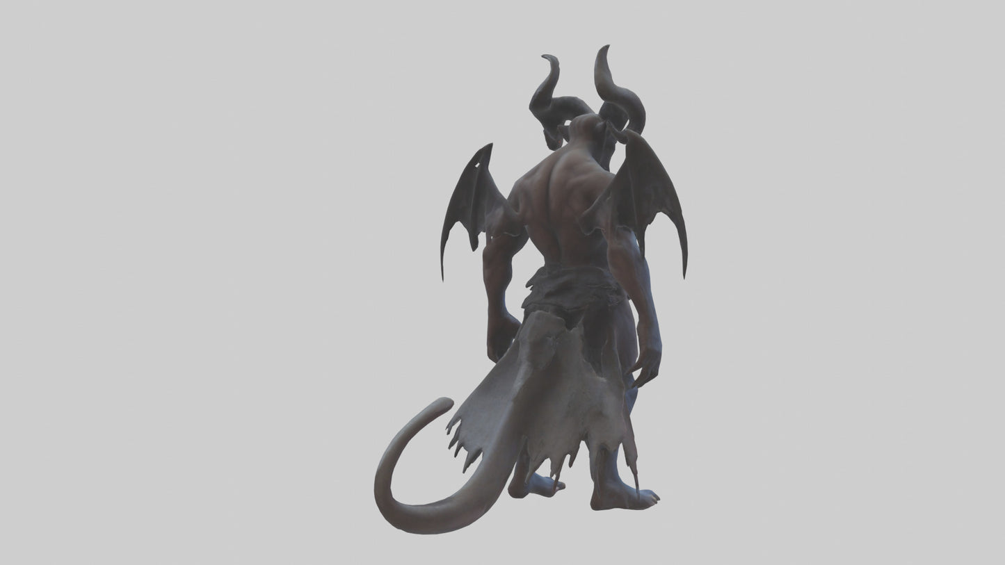3D model Destroyer Demon model VR / AR / low-poly