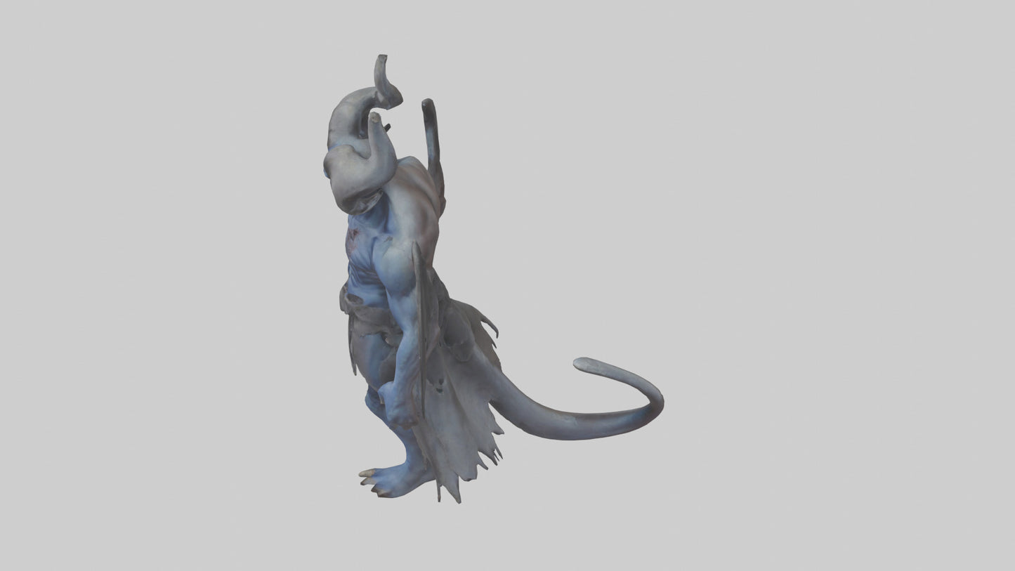 3D model Destroyer Demon model VR / AR / low-poly