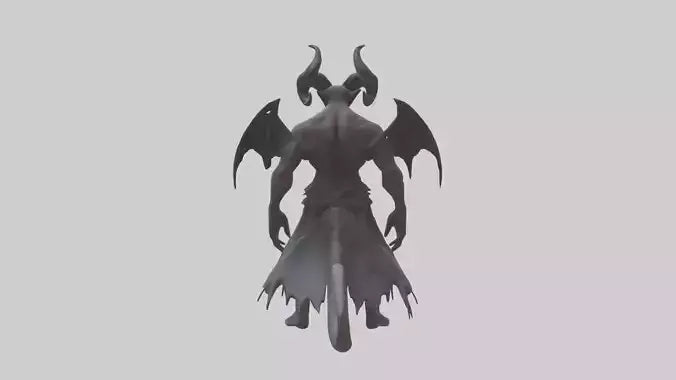 3D model Destroyer Demon model VR / AR / low-poly