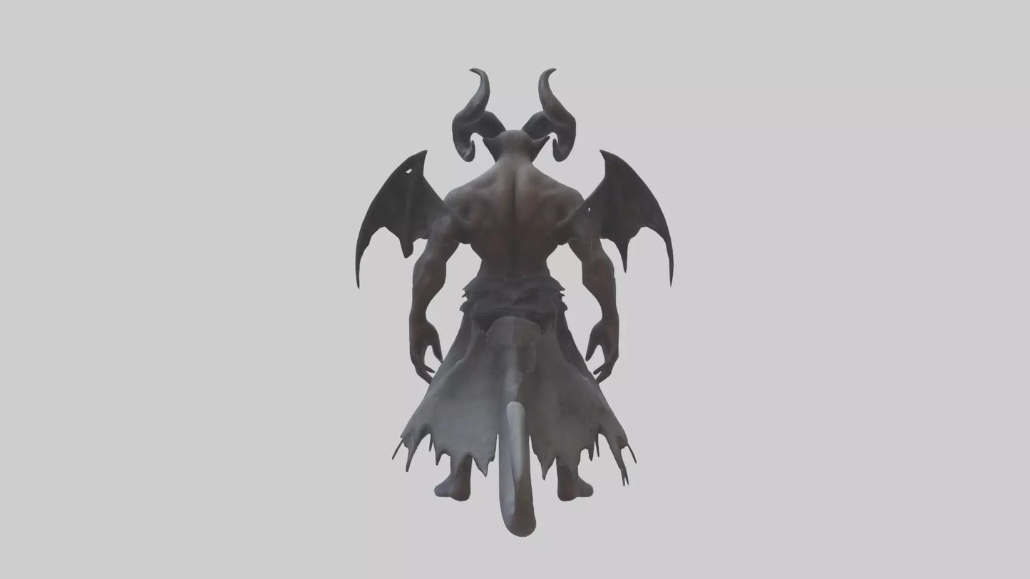 3D model Destroyer Demon model VR / AR / low-poly